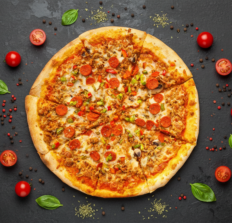 1 (17) Pizza Mexicaine