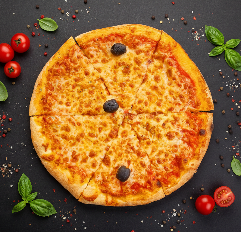 1 (18) Pizza Margherita