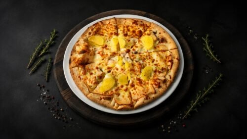 Pizza Fermière (á base de crème fraîche)